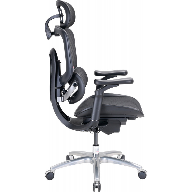 Крісло офісне Sihoo C300 LITE V2 Black C300-LITE-V2-B101