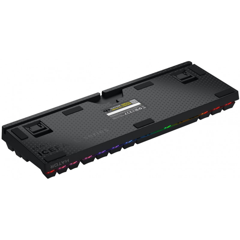 Клавіатура механічна HATOR Icefall Mecha TKL wireless Rainbow (HTK287UA) black
