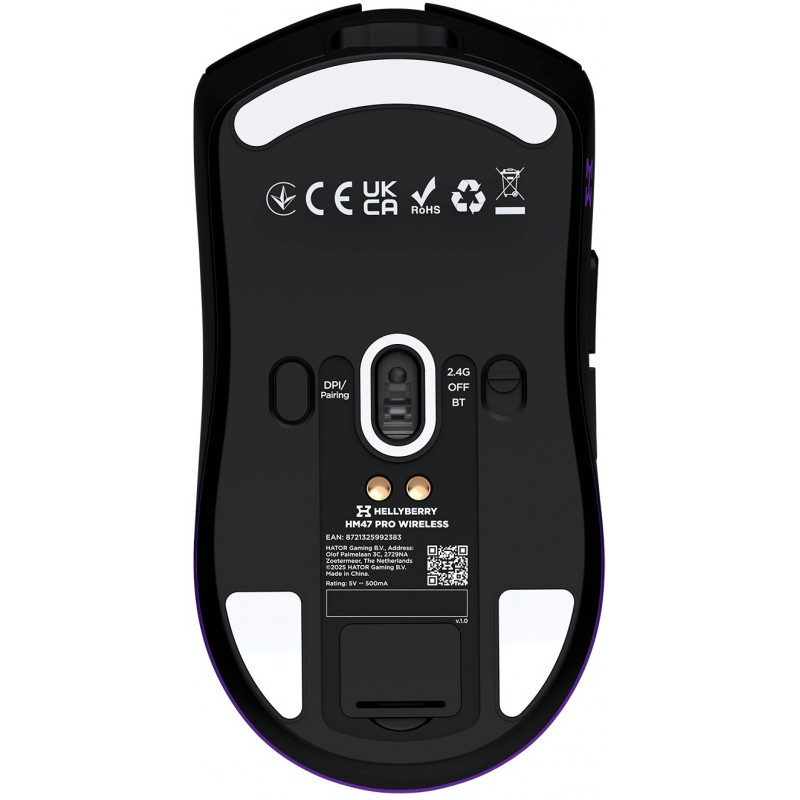 Ігрова миша HATOR Hellyberry HM47 PRO wireless HM47PRO_black_violet