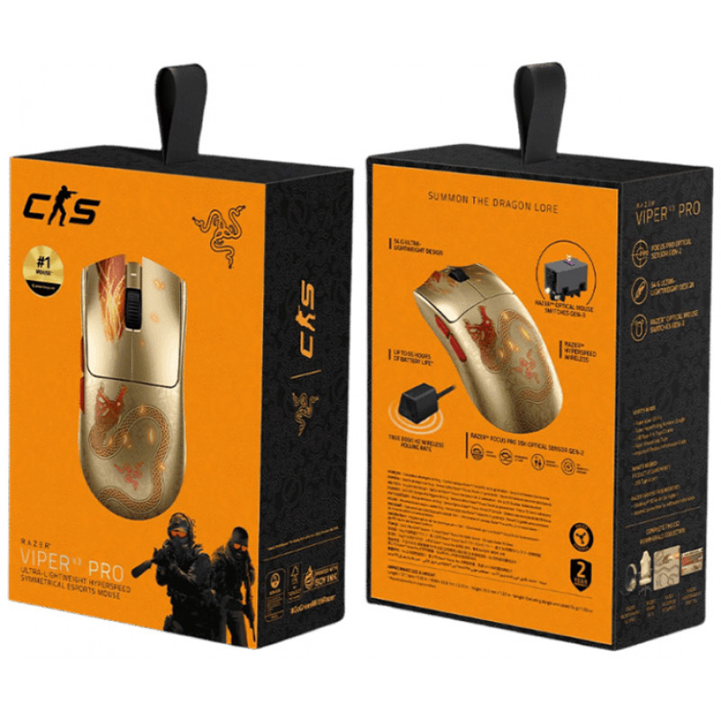Миша RAZER Viper V3 PRO Wireless, Counter-Strike 2 Edition (RZ01-05120800-R3M1 )