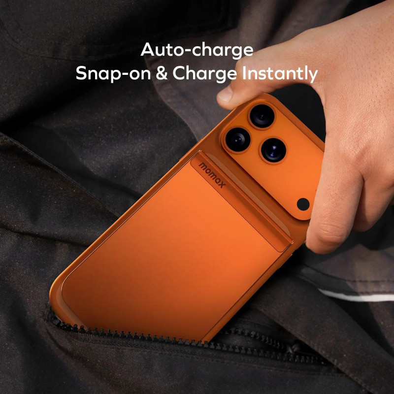 Портативний зарядний пристрій MOMAX WRL 5000MAH BLACK IP161Q2D