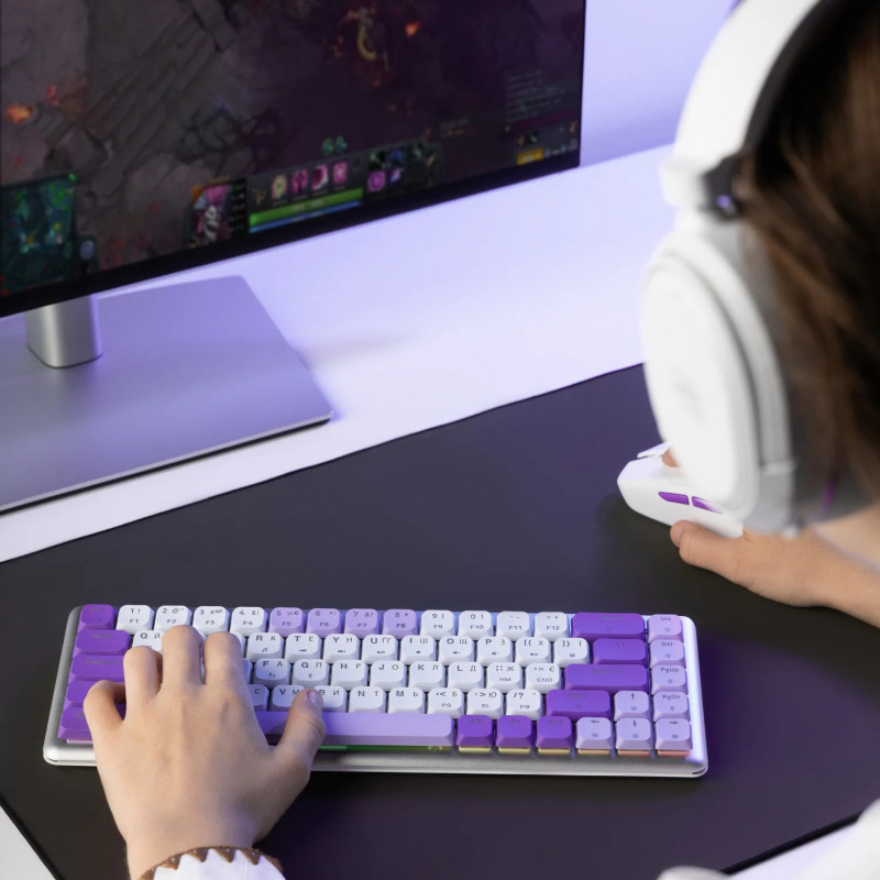 Бездротова клавіатура Proove Gaming AFK (Ukraine Layout) (white)