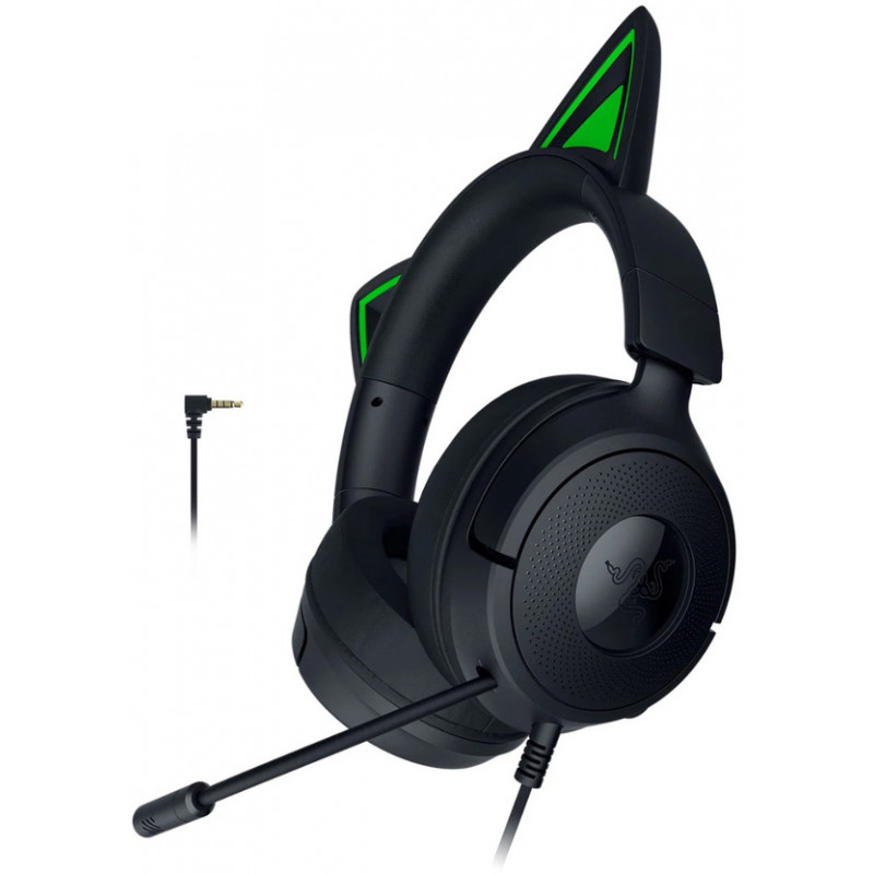 Гарнітура Razer Kraken Kitty V3 X, mini-jack, 1.3м, чорний RZ04-05350200-R3M1