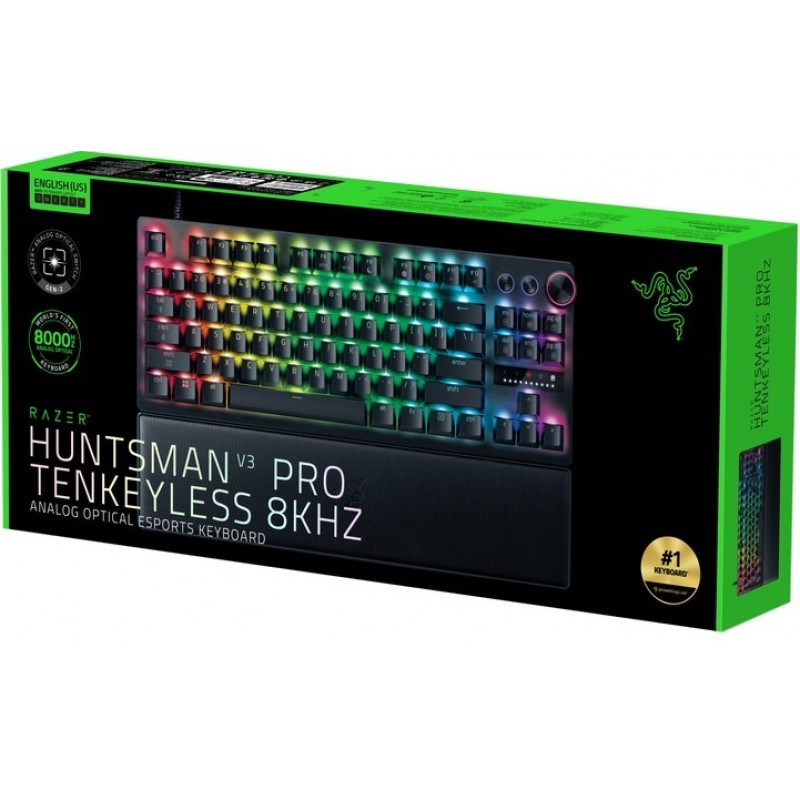 Клавіатура механічна RAZER Huntsman V3 PRO TKL 8KHz (RZ03-05520100-R3M1)