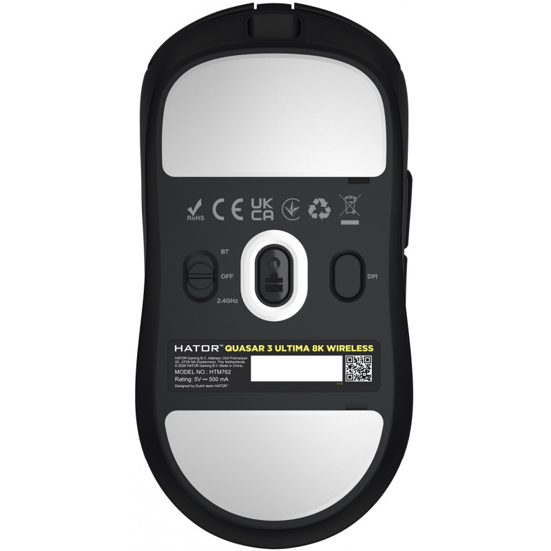 Ігрова миша HATOR Quasar 3 ULTIMA 8K Wireless (HTM762) black edition