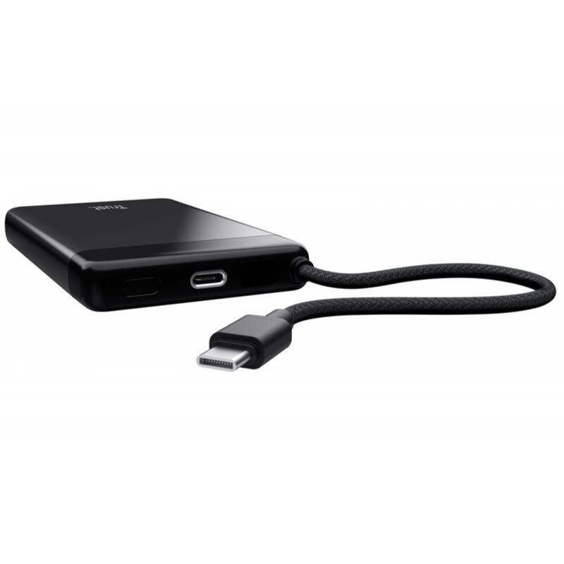 Акумулятор портативний літій-іонний power bank Trust Fiera, 10000мА·год, чорний 25880_TRUST