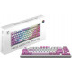 Клавіатура механічна MSI FORGE GK600 TKL W VIOLET UA 83key, mechanical Linear, USB-A, Wireless, Blue