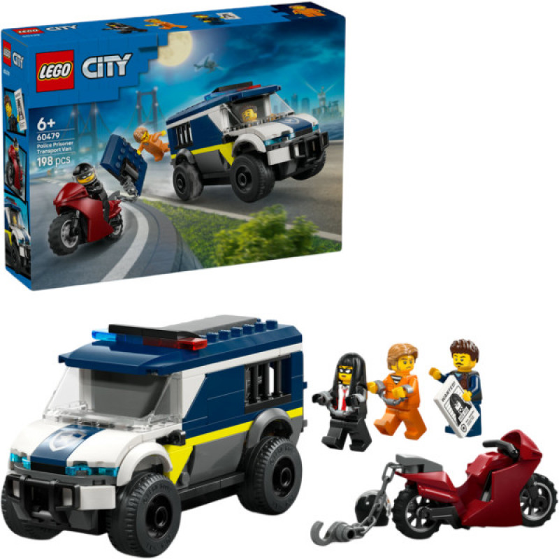 Конструктор LEGO City Поліцейський фургон для перевезення в'язнів