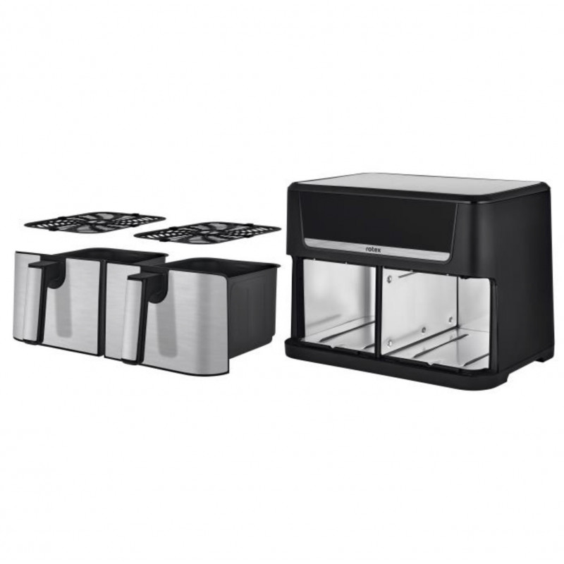 Мультипіч-фритюрниця Rotex ROM1210-2XL MulltiFry Duo (12л)