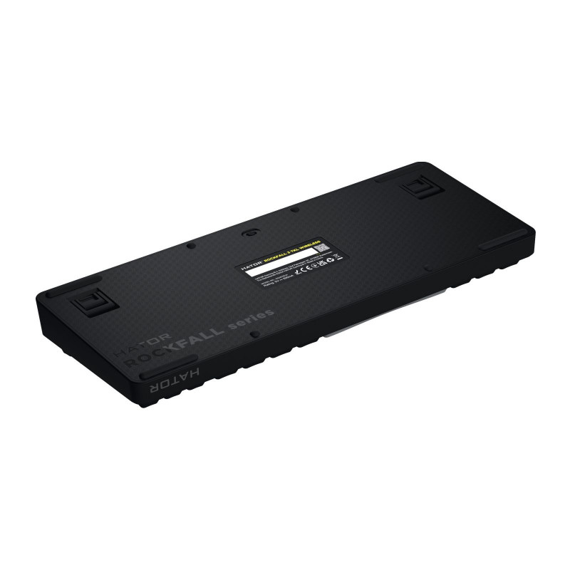 Клавіатура механічна HATOR Rockfall 3 Mecha TKL wireless orange black HTK850