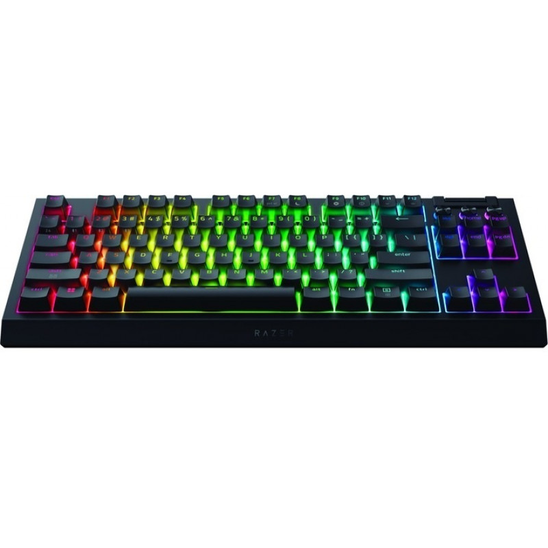 Клавіатура механічна RAZER BlackWidow V4 TKL, Hyperspeed, Orange switch (RZ03-05480100-R3M1)