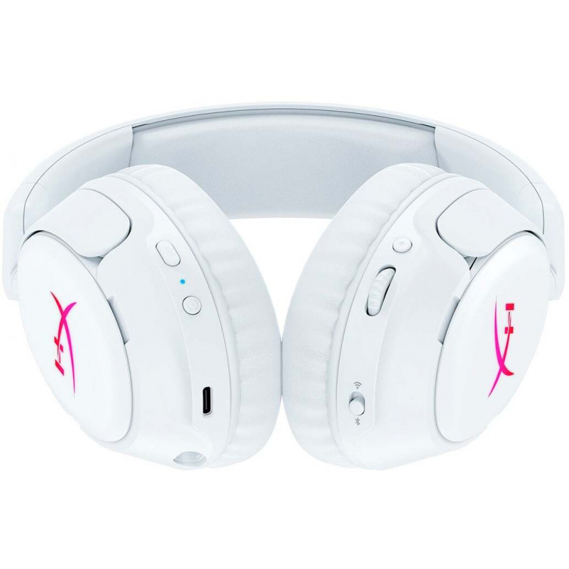 Гарнітура ігрова HyperX Cloud Flight 2, WL/USB-A/USB-C, білий B5VC5AA