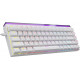 Дротова механічна клавіатура Ajazz NK68 Red switches White (NK68-R-W)