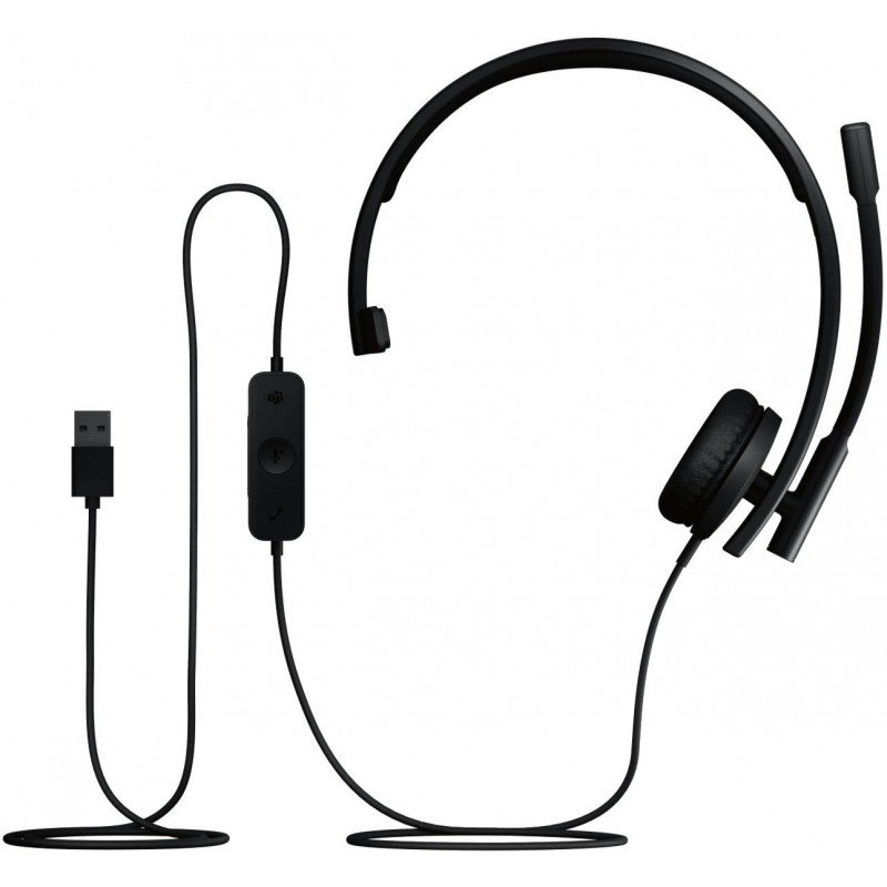 Навушники Logitech H570e Corded Mono USB Teams version Black (981-001426)