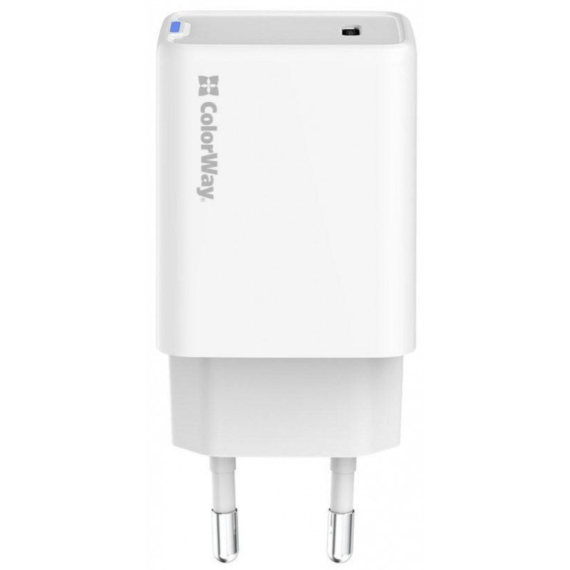 Зарядний пристрій Colorway GaN Mini 45W PD Port PPS USB-C біле