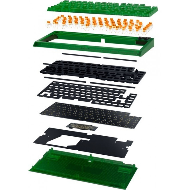 Клавіатура механічна RAZER BlackWidow V4 75%, Phantom Green (RZ03-05003300-R3M1)