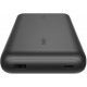 Акумулятор портативний Power Bank Belkin 25000мА·год, з інтегрованим кабелем USB-C, чорний BPB039HQB