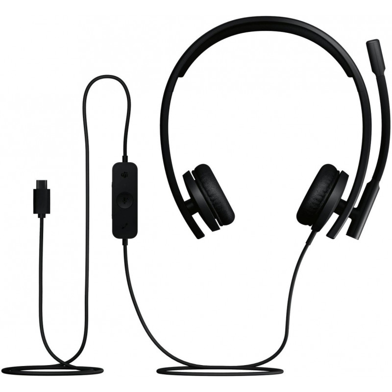 Навушники Logitech H570e Corded Stereo USB Teams version Black (981-001431)