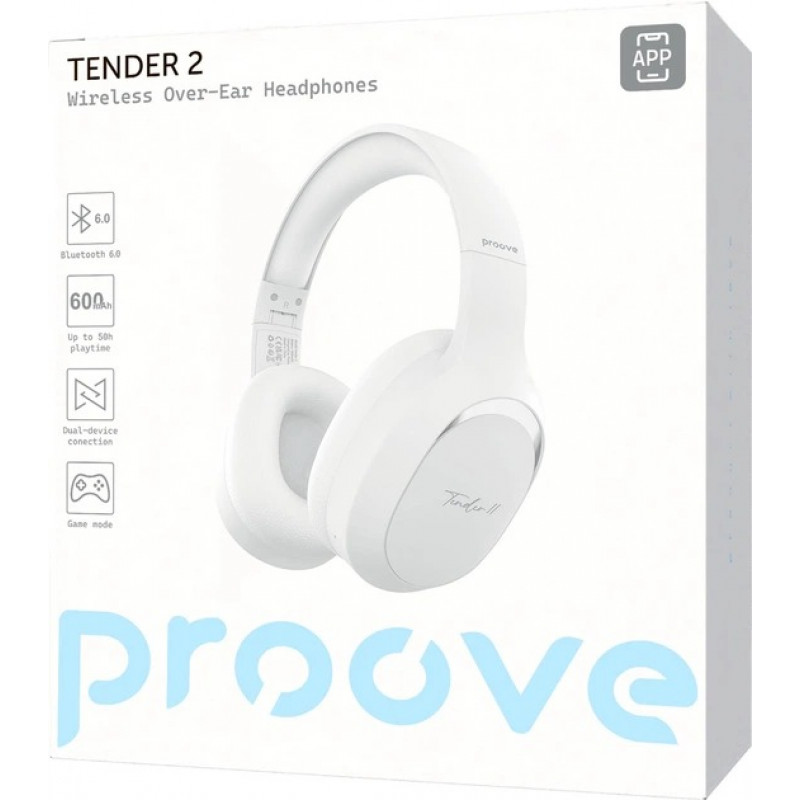 Бездротові навушники Proove Tender 2 (APP) (white)