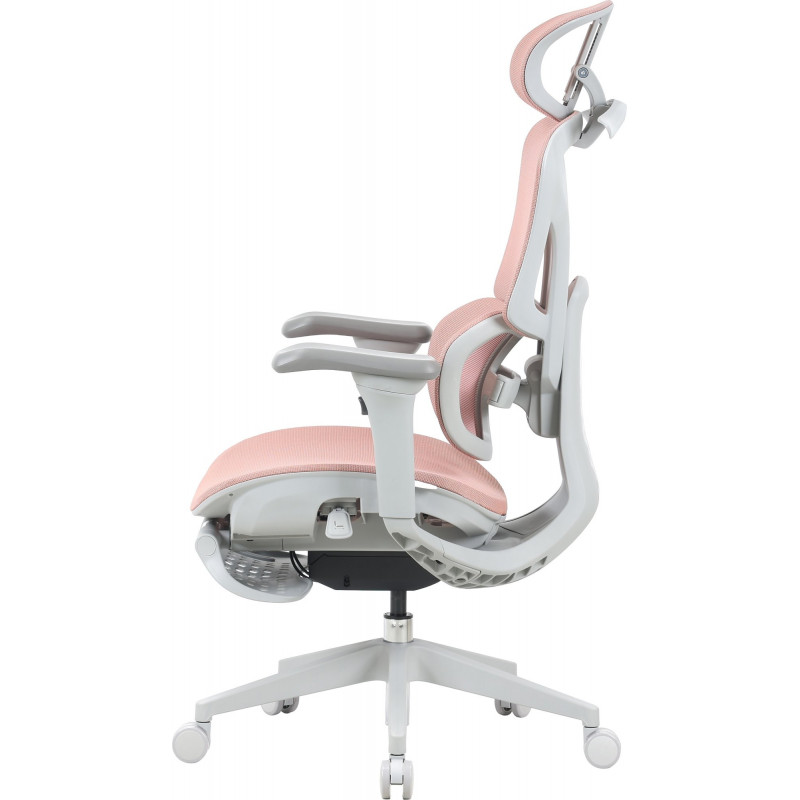 Крісло офісне OfficePro Elite OC950GLP Gray/Light Pink