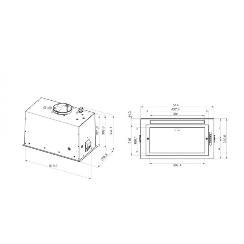 Витяжка Whirpool WCT3 63F LTX