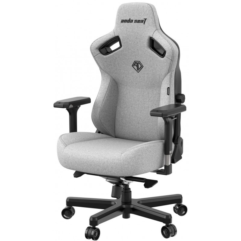 Крісло ігрове Anda Seat Kaiser 3 Grey Fabric Size XL AD12YDC-XL-01-G-PV/F