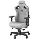 Крісло ігрове Anda Seat Kaiser 3 Grey Fabric Size XL AD12YDC-XL-01-G-PV/F