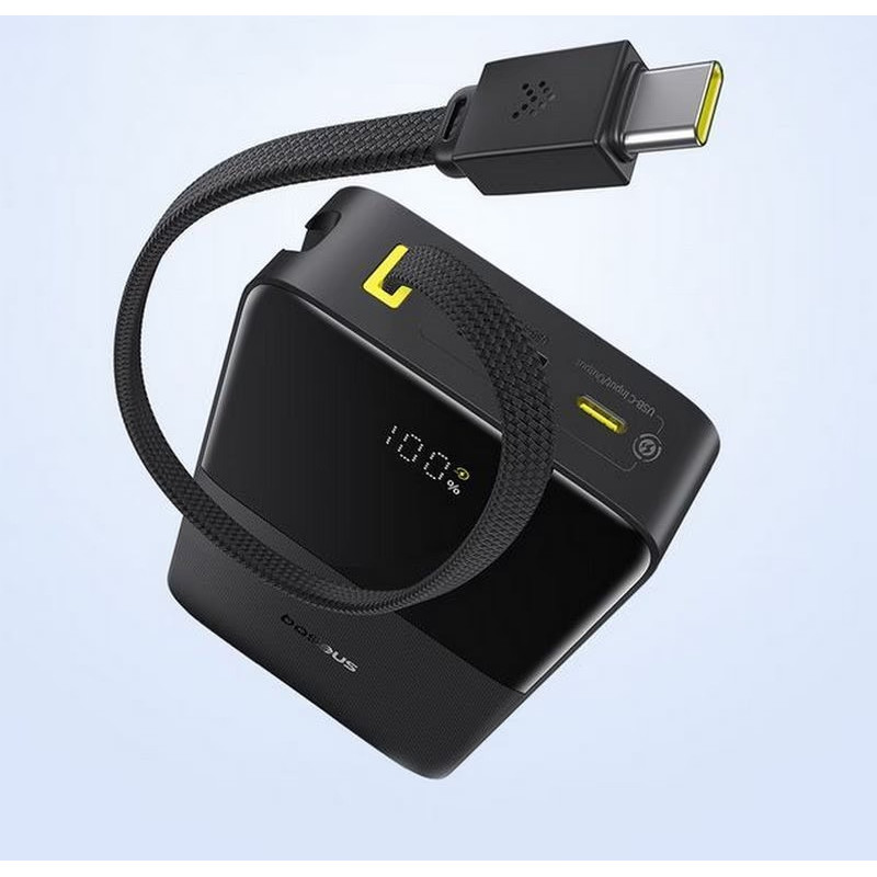 Power Bank Baseus EnerFill FC51 Bipow 2 Pro Digital Display 20000mAh 22.5W (E0027701) + USB-C cable