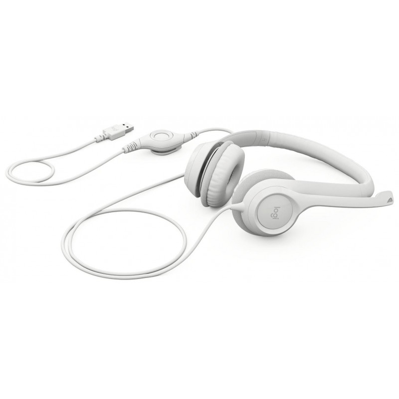 Навушники Logitech H390 USB White (981-001286)