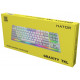Клавіатура механічна HATOR Gravity TKL orange (HTK561) white, US Layout