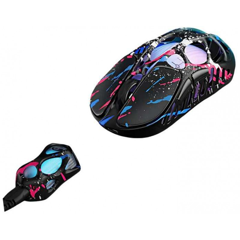 Миша GravaStar Mercury X Pro, 8K, BT/WL/USB-A, RGB, Neon Graffiti GS_X_PRO_CG_BLK