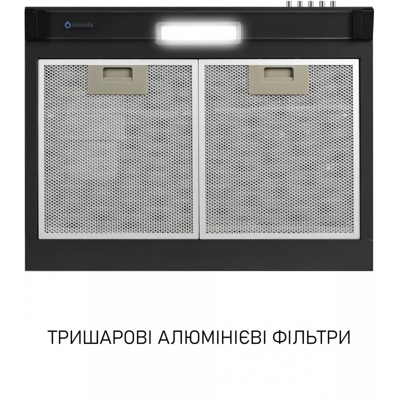 Витяжка Minola HPL 622 BL