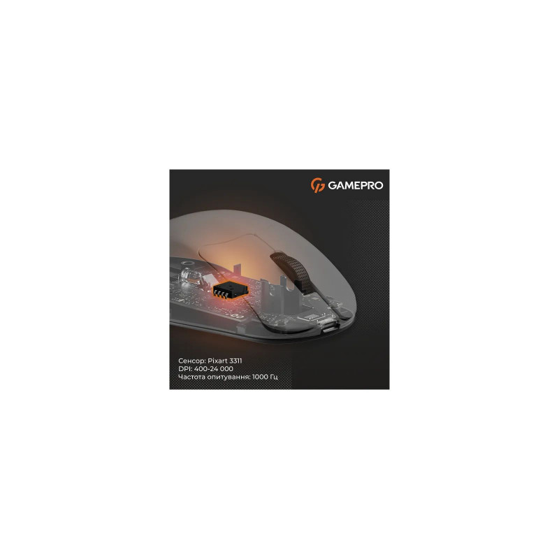 Бездротова миша GamePro Genesis Avenger (GM096W)