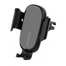 Автомобільний бездротовий зарядний пристрій ColorWay Air Vent Car Wireless Charger 15W Black
