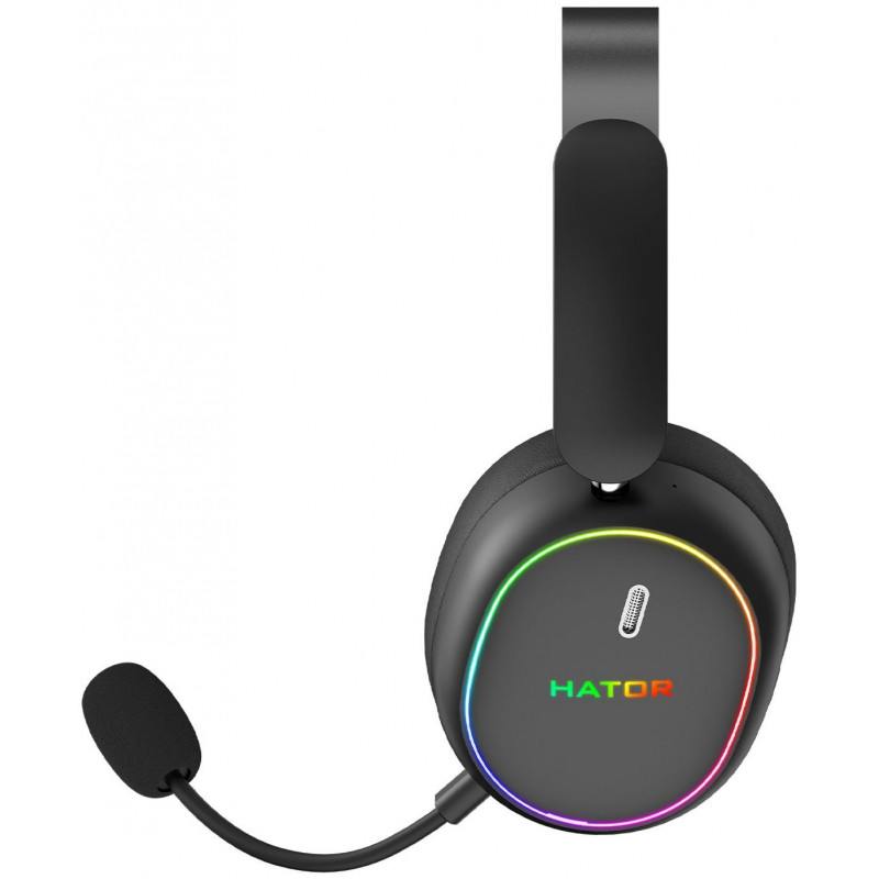 Ігрова гарнітура HATOR PHOENIX 2 Hi-Res (ESH40) wireless black SyncHUB connection