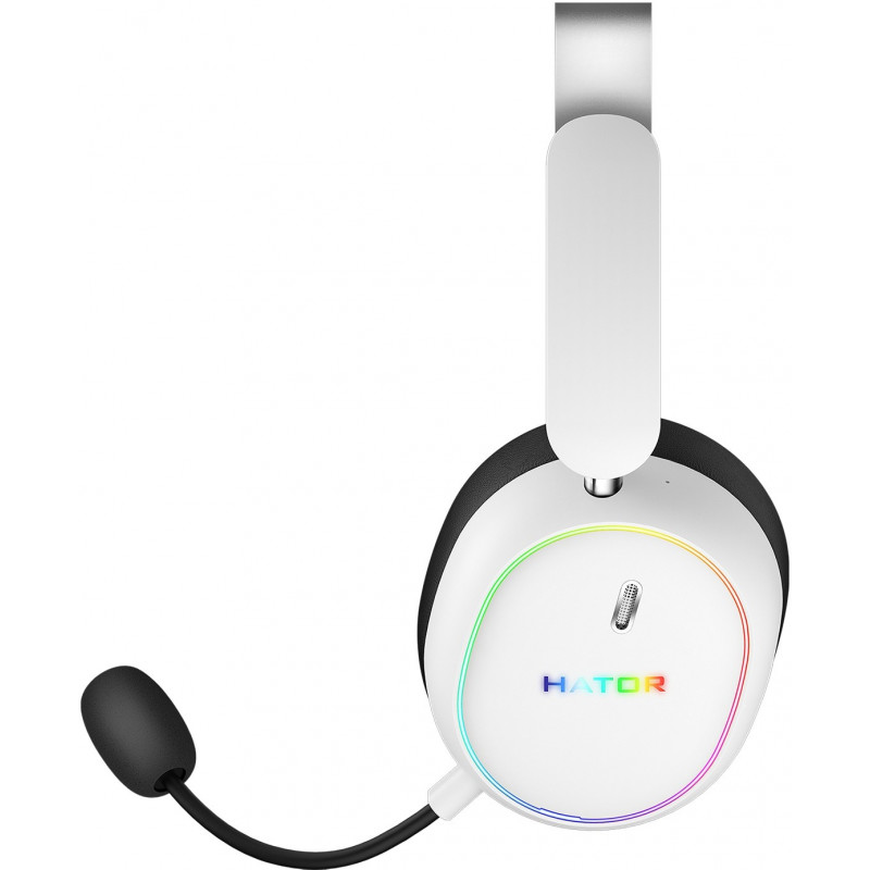 Ігрова гарнітура HATOR PHOENIX 2 Hi-Res (ESH41) wireless white, SyncHUB connection