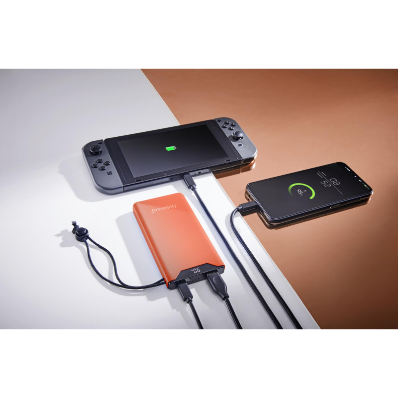 Портативний зарядний пристрій INTENSO USB 10000MAH QC3.0 ORANGE F10000 7332038
