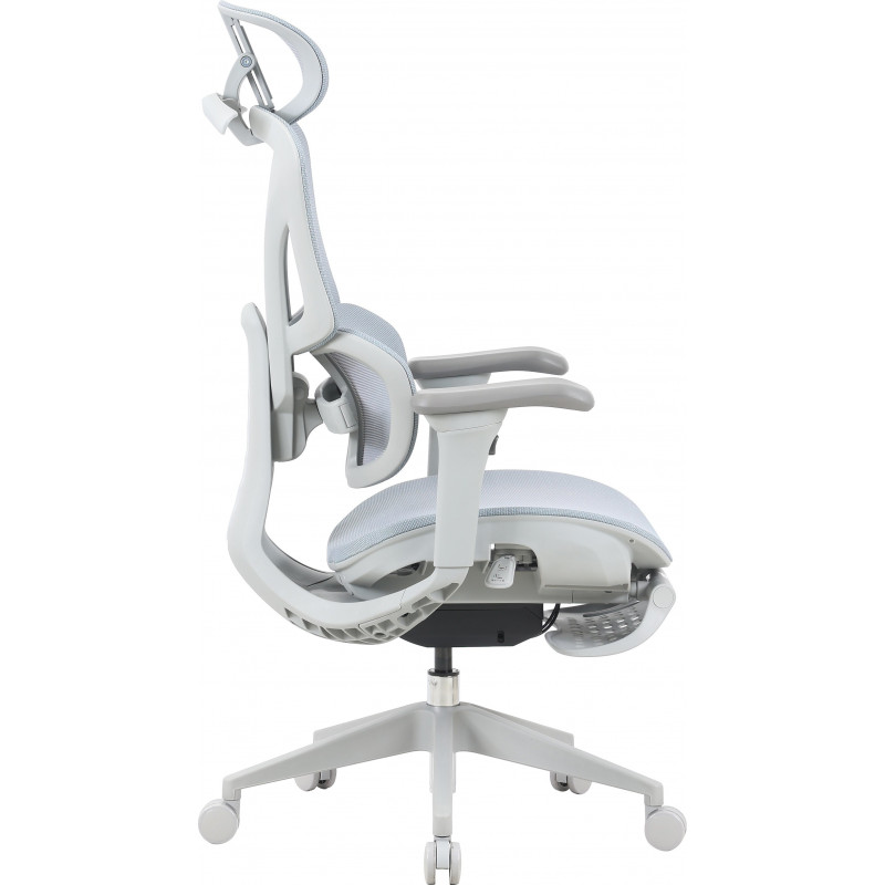 Крісло офісне OfficePro Elite OC950GLB Gray/Light Blue