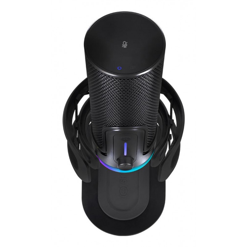 Мікрофон Streamplify MIC PRO-192-RGB-ST, чорний SPMC-MP3C327.11