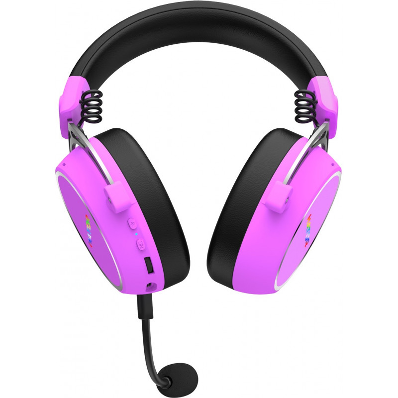 Ігрова гарнітура HATOR HYPERGANG 3 Hi-Res (ESH52) wireless cyber violet, SyncHUB connection