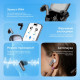 Навушники Proove NoLimit TWS with Hybrid ANC (APP) (white/silver)