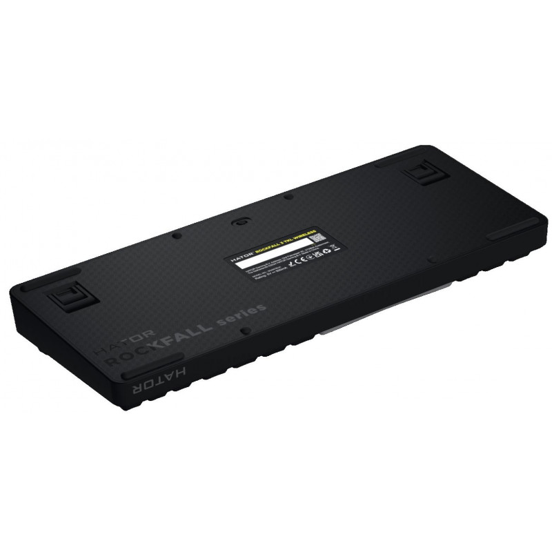Клавіатура механічна HATOR Rockfall 3 Mecha TKL wireless orange black HTK850UA