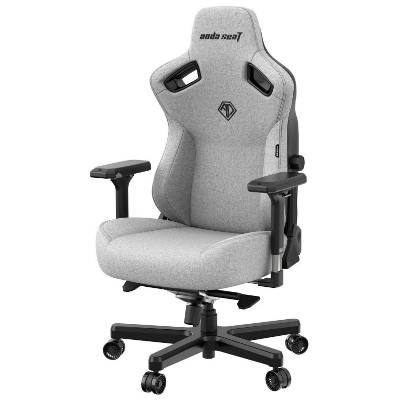 Крісло ігрове Anda Seat Kaiser 3 Grey Fabric Size L AD12YDC-L-01-G-PV/F