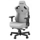 Крісло ігрове Anda Seat Kaiser 3 Grey Fabric Size L AD12YDC-L-01-G-PV/F