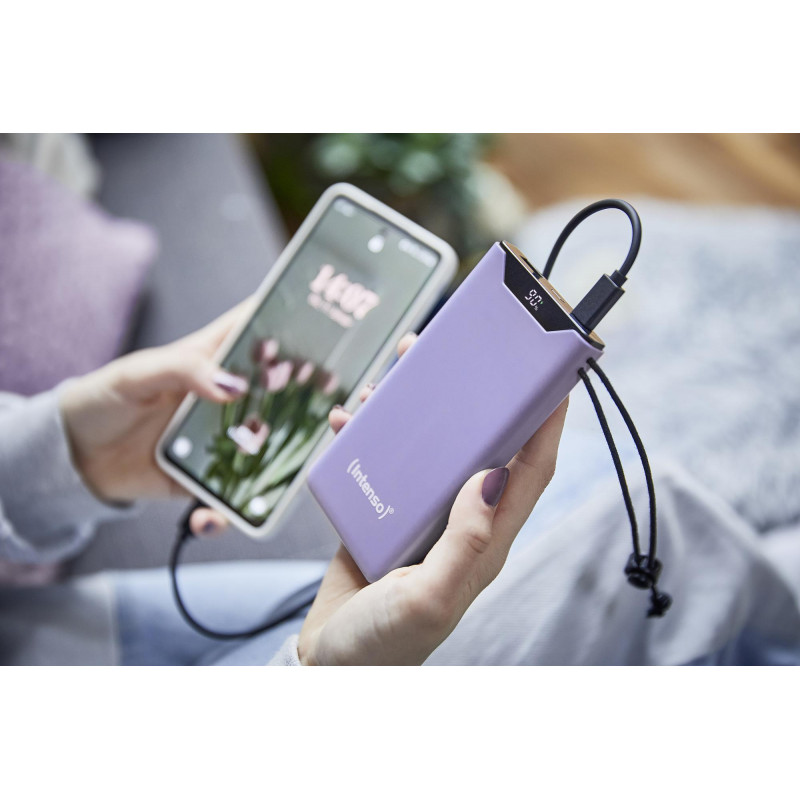 Портативний зарядний пристрій INTENSO USB 10000MAH QC3.0 PURPLE F10000 7332033