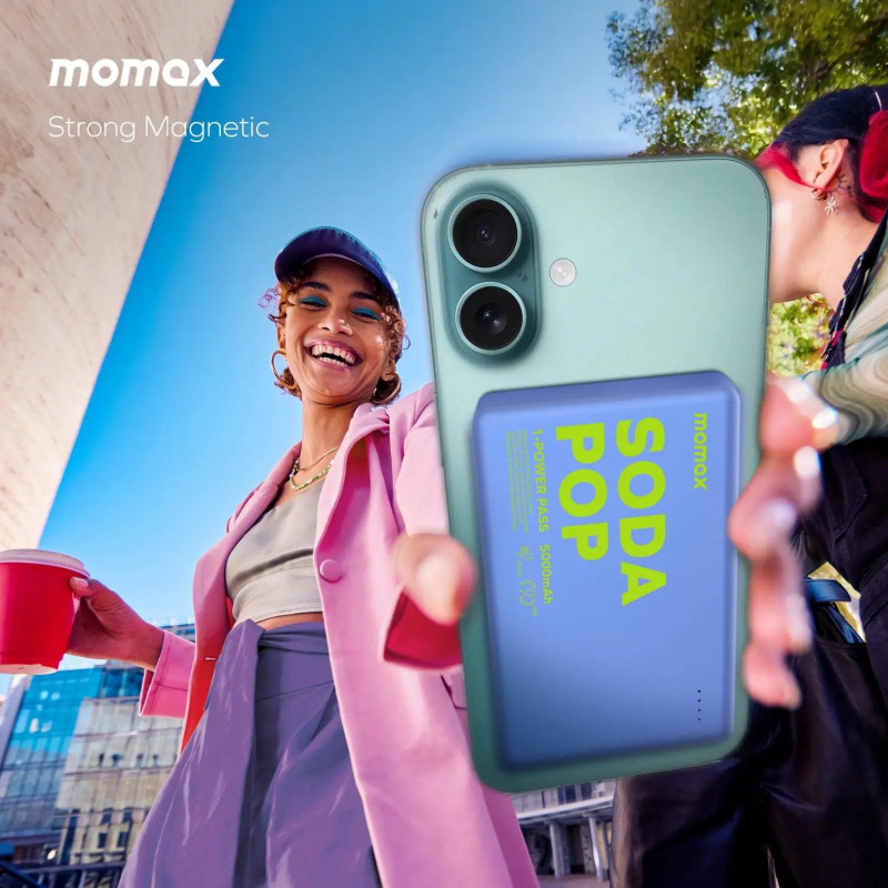 Портативний зарядний пристрій MOMAX WRL 5000MAH PINK IP135AP2