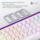 Дротова механічна клавіатура Ajazz NK68 Red switches Side contour White (NK68-R-S-W)