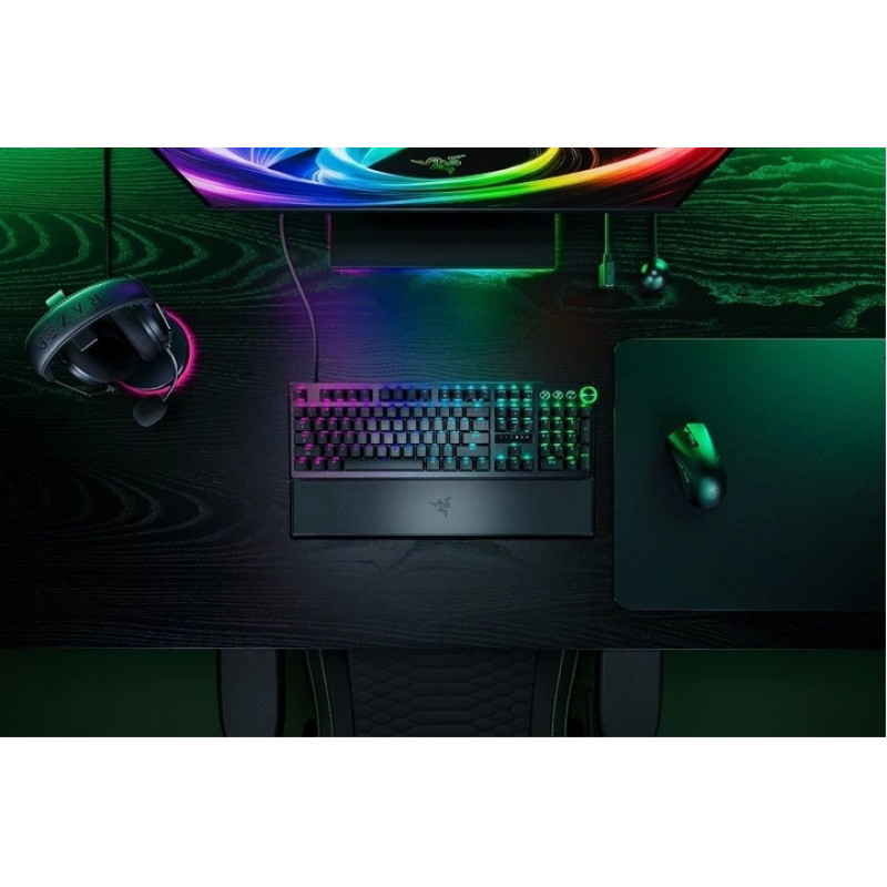 Клавіатура механічна Razer Huntsman V3 Pro 8KHz, 104key, Analog Optical Switch Gen-2, USB-A, EN, RGB