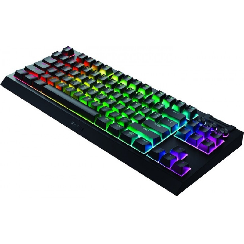 Клавіатура механічна RAZER BlackWidow V4 TKL, Hyperspeed, Orange switch (RZ03-05480100-R3M1)