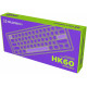Клавіатура механічна HATOR Hellyberry HK60 wireless White-Violet